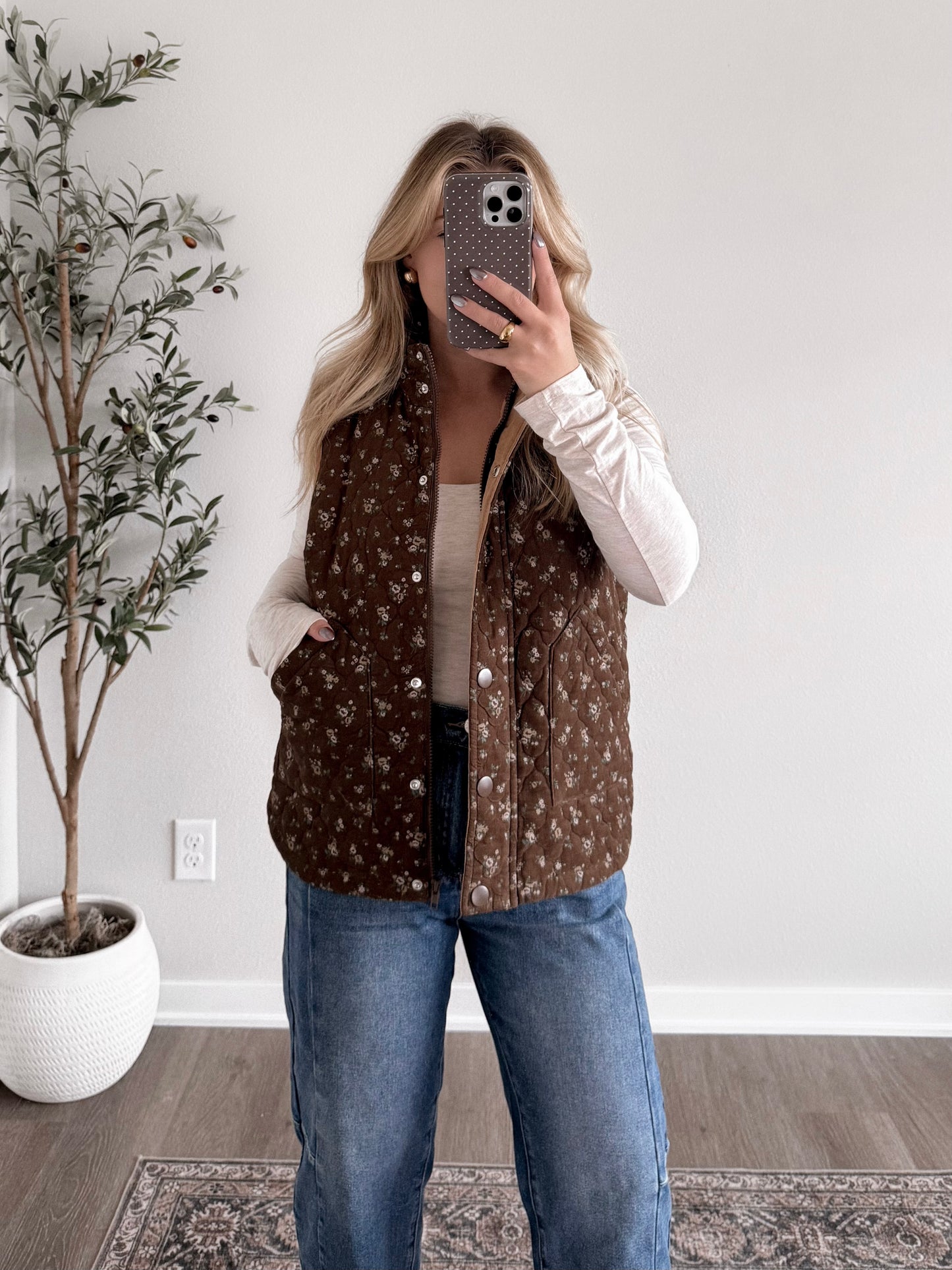 Woodland Muse Floral Vest