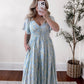 Hydrangea Floral Mid Dress
