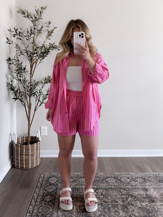 Sherbet Striped Matching Set (est ship by 4.25)