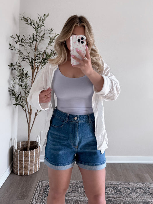 The Dad Denim Short
