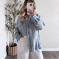 Day Off Oversized Button Down / Blue