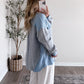Day Off Oversized Button Down / Blue