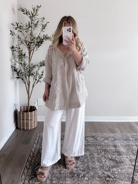 Beach Hut Oversized Pullover