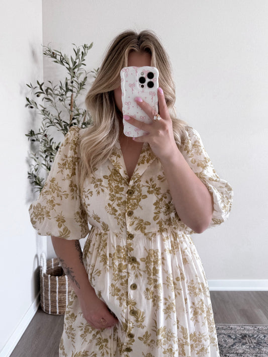 Easy Like Sunday Morning Midi Dress