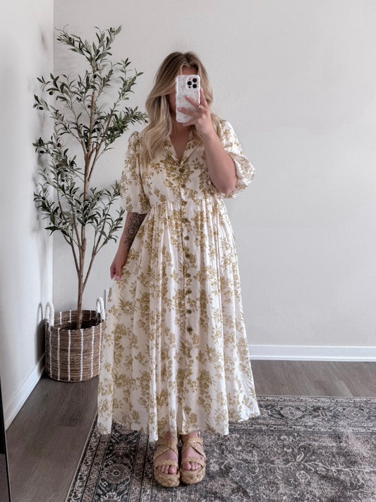 Easy Like Sunday Morning Midi Dress