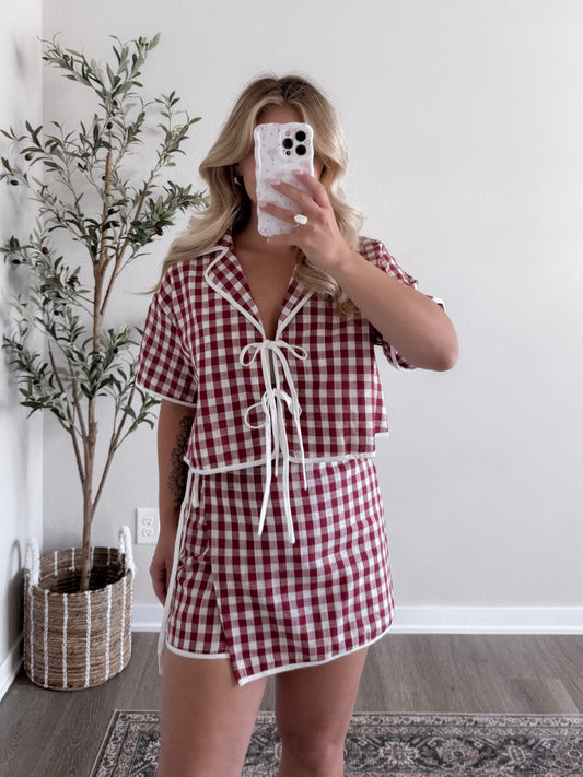 Picnic Date Gingham Set