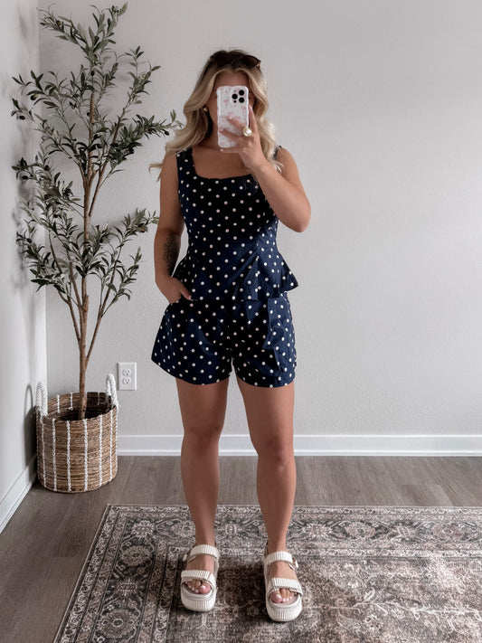 Dottie Matching Set / Navy