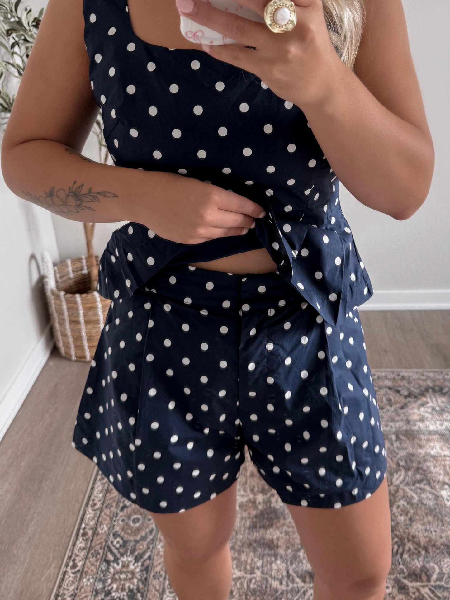 Dottie Matching Set / Navy