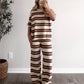 Morning Brew Stripe Knit Set