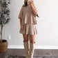 Oat House Knit Skirt Set