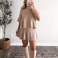 Oat House Knit Skirt Set