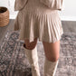 Oat House Knit Skirt Set