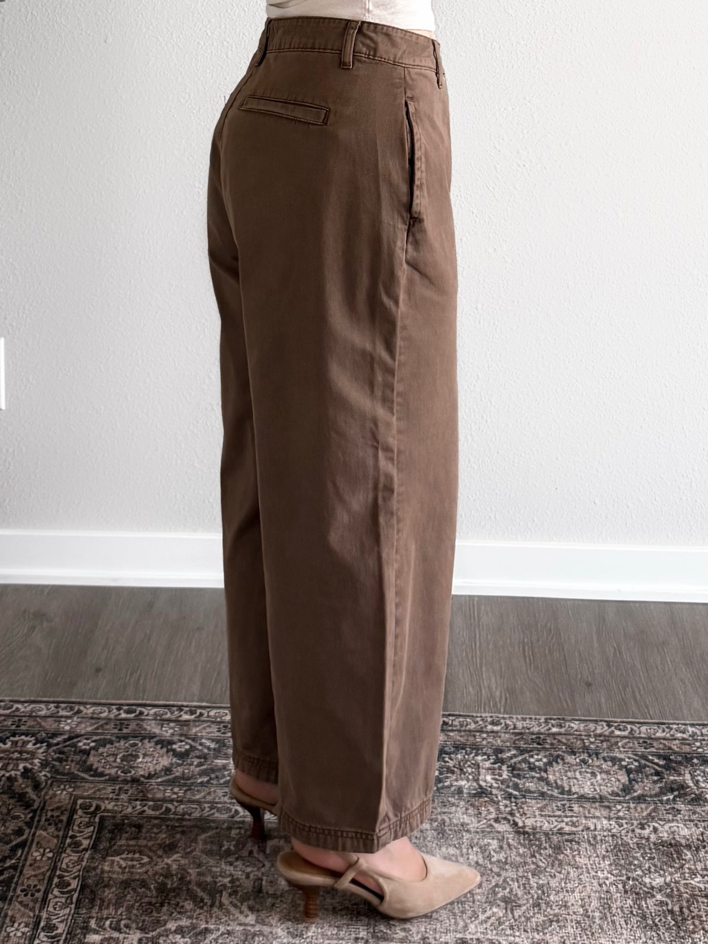 Hazel Cotton Barrel Pant