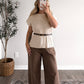 Chai Season Belted Knit Sweater