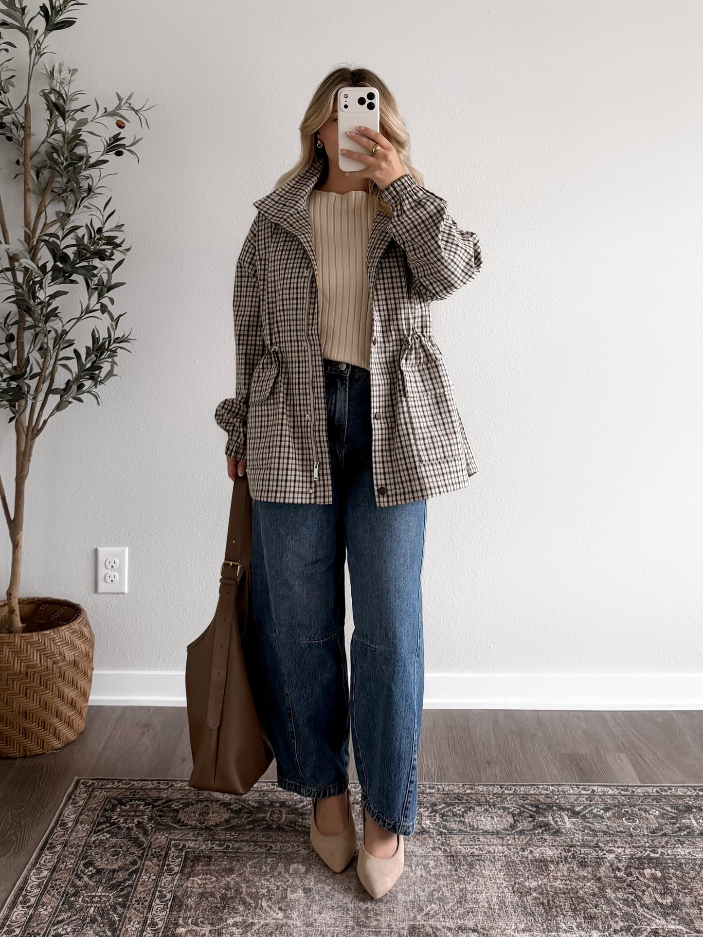 Fall Weekender Plaid Jacket (Restocking Late August)