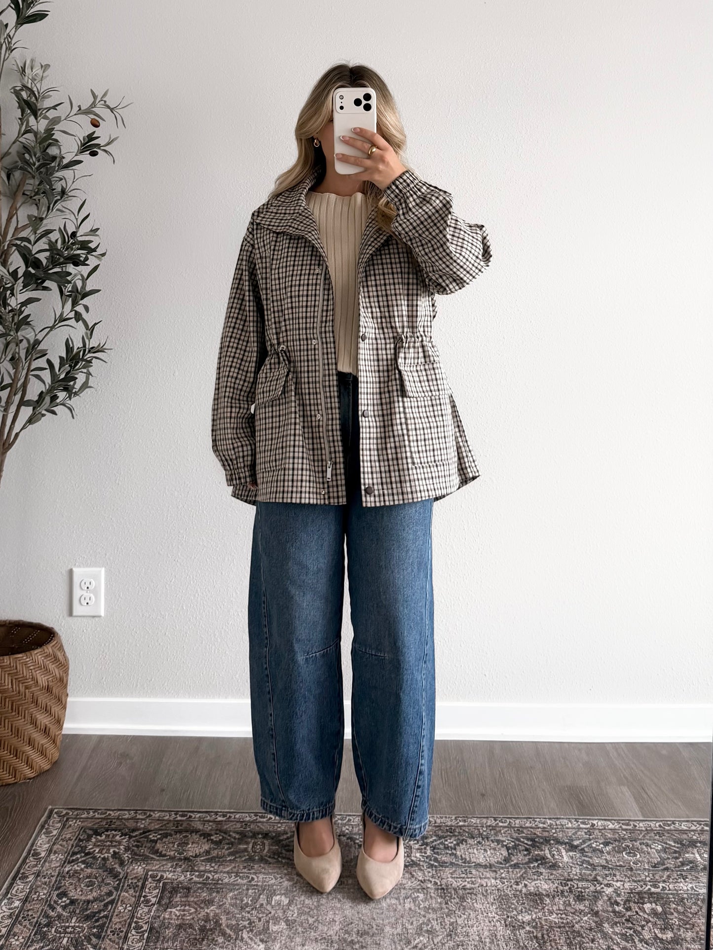 Fall Weekender Plaid Jacket (Restocking Late August)