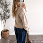 Cottage Check Knit Cardigan (Restocking Early November)