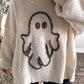 Ghost Gingham Oversized Sweater / Cream (Restocking Mid September)