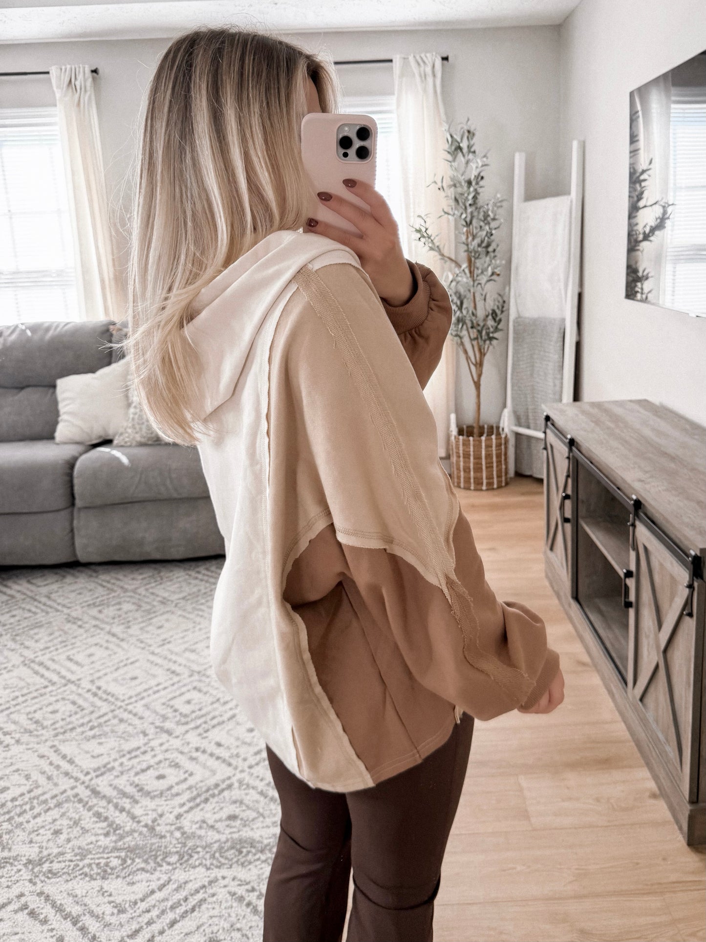 Giving Cozy Vibes Hooded Pullover