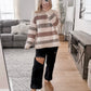 Autumn Girl Striped Sweater