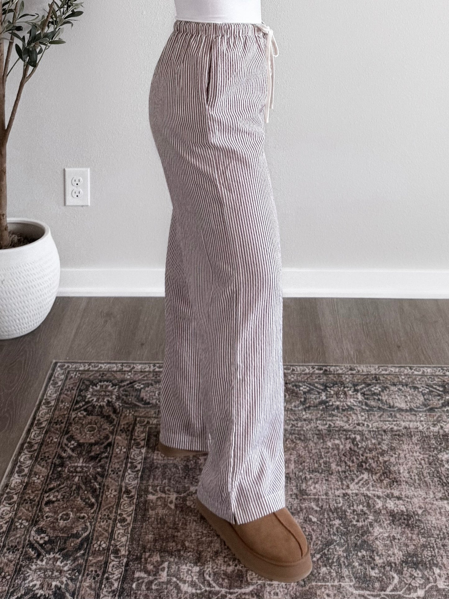 Study Hour Striped Pant (PREORDER: EST SHIP 11.30)