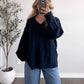 Classical Cable Knit Sweater / Navy (PREORDER: EST SHIP 11.30)