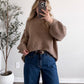 Winter Essential Knit Sweater / Taupe