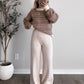 White Mocha Knit Sweater