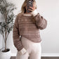 White Mocha Knit Sweater