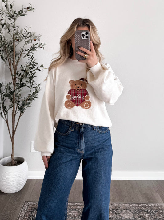 Merry Bear Knit Sweater
