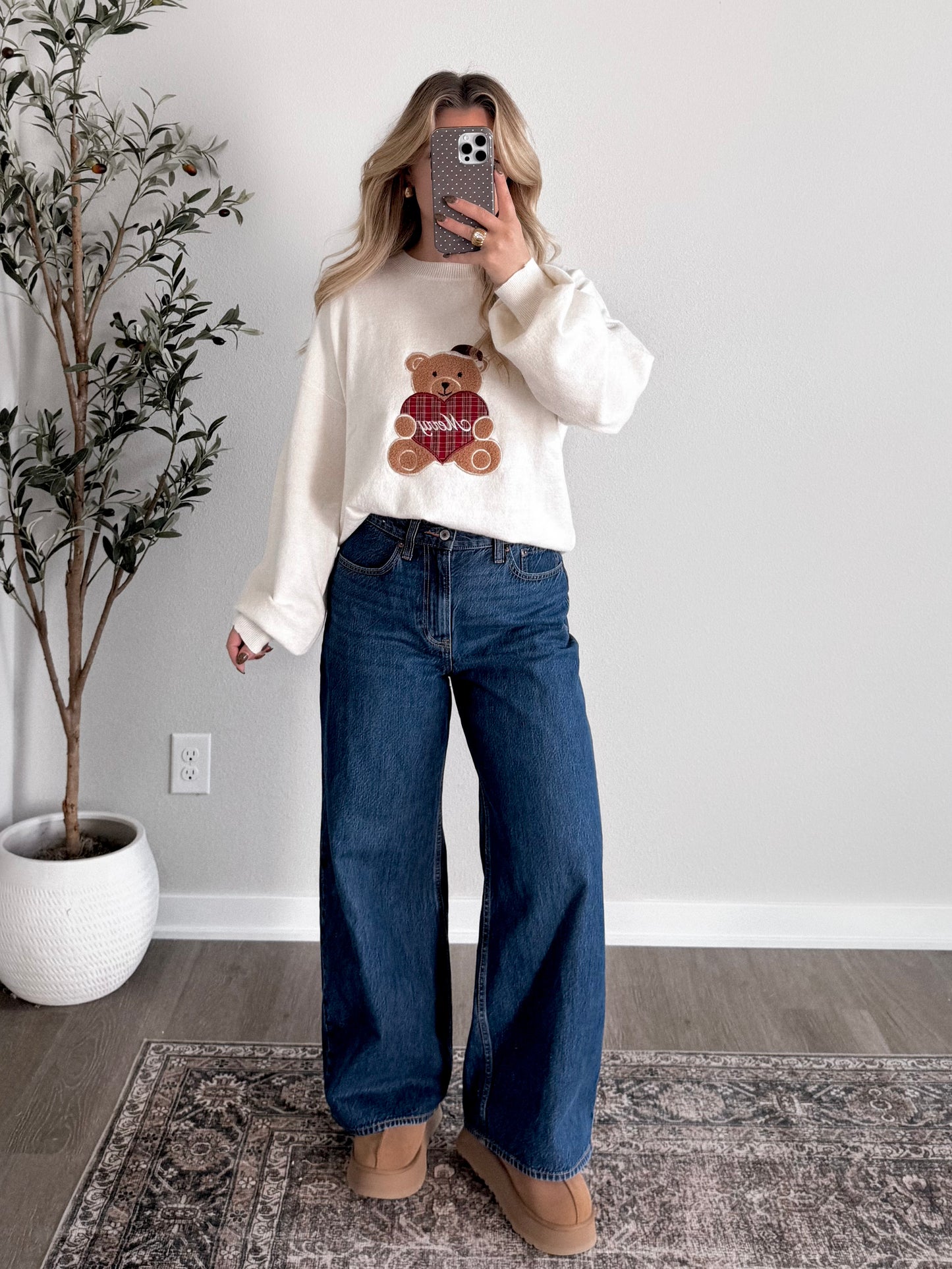 Merry Bear Knit Sweater