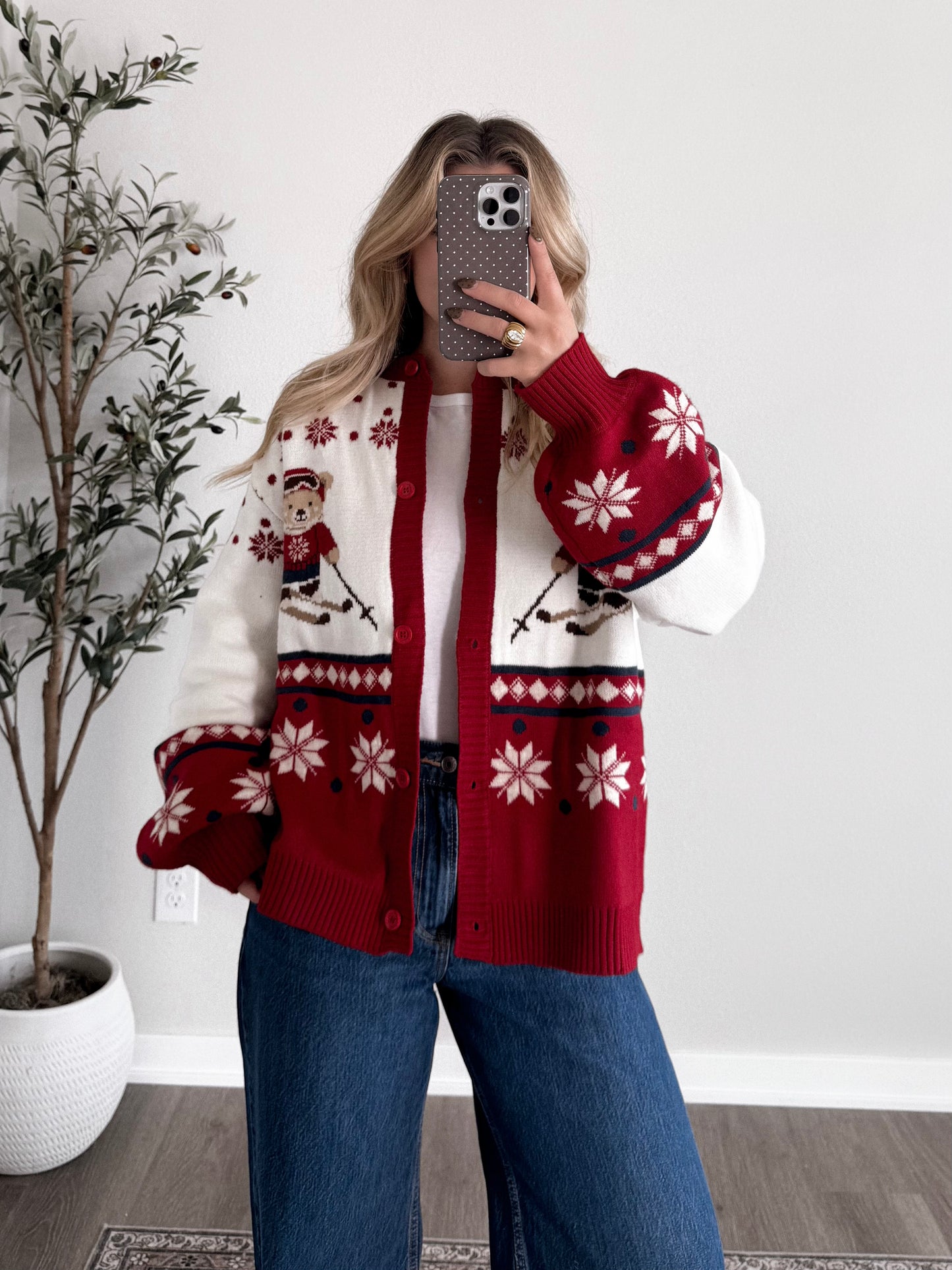 Ski Cub Holiday Knit Cardigan