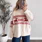 Nordic Holiday Cable Knit Sweater