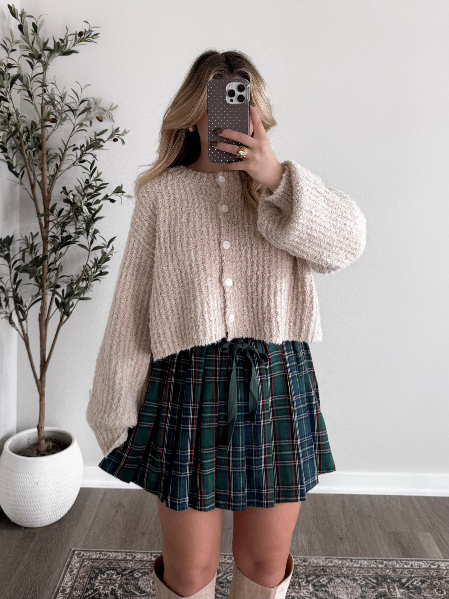 Holly Hill Plaid Skort