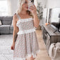 Amelia Lace Babydoll Dress Final Sale