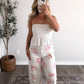 Lace Wave Crochet Top / White