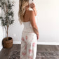 Lace Wave Crochet Top / White
