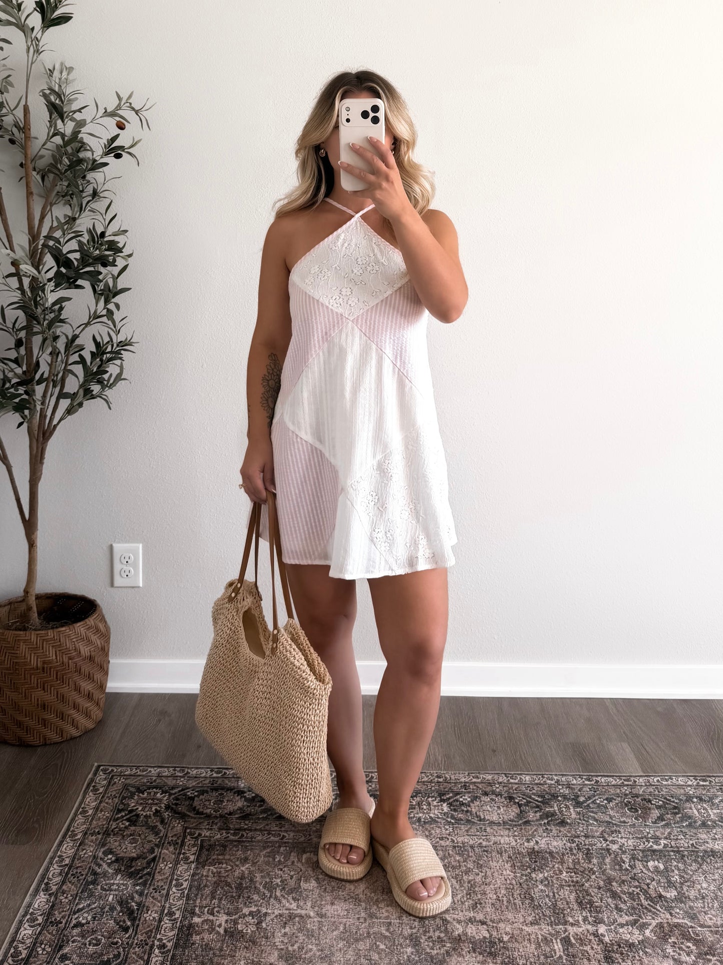 Pretty In Pink Patchwork Dress