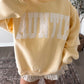 "Auntie" Oversized Mockneck Pullover