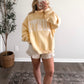 "Auntie" Oversized Mockneck Pullover