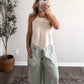 Minted Striped Barrel Pant (Short Friendly)