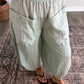 Minted Striped Barrel Pant (Short Friendly)