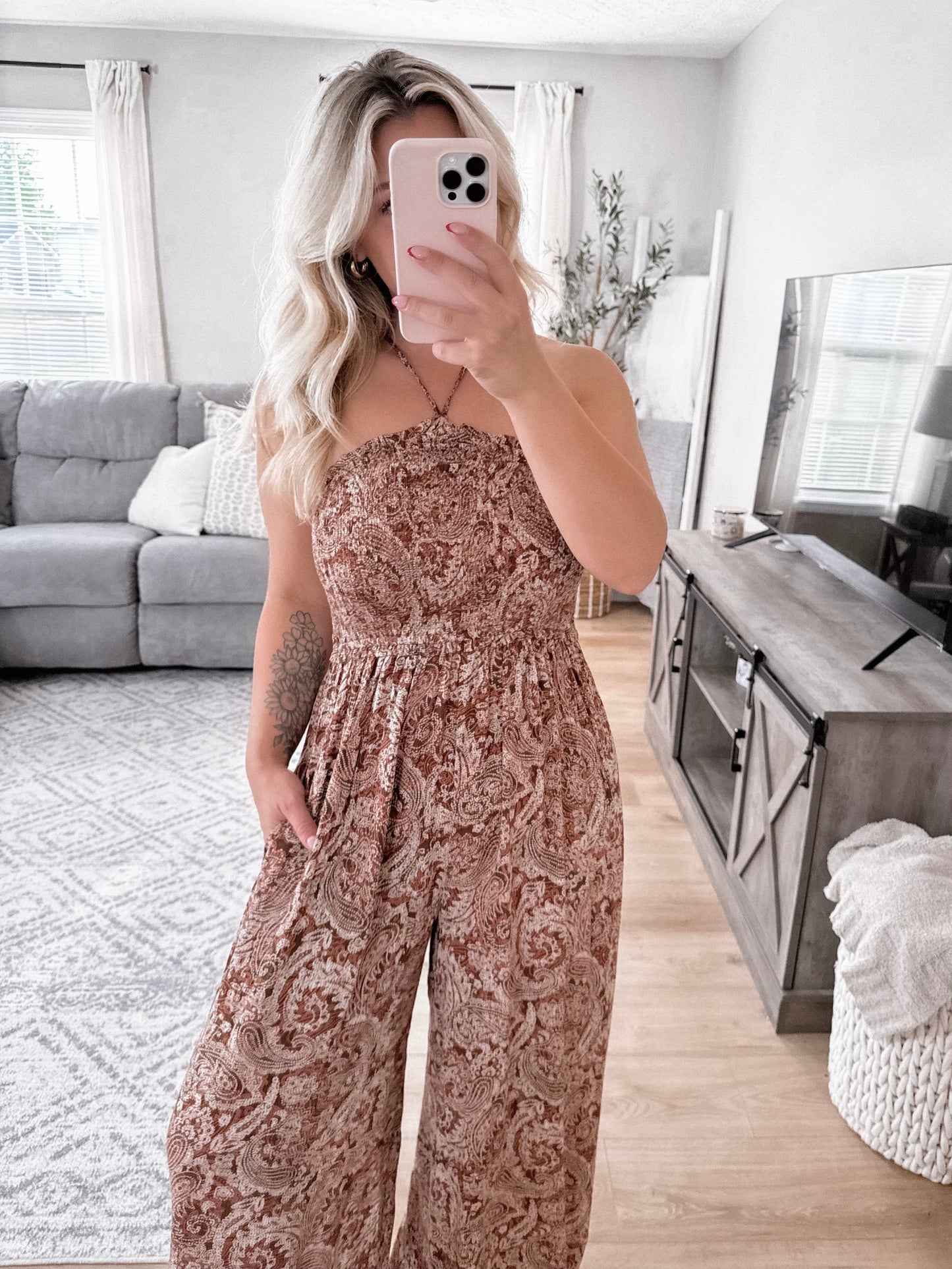 Evie Printed Jumpsuit