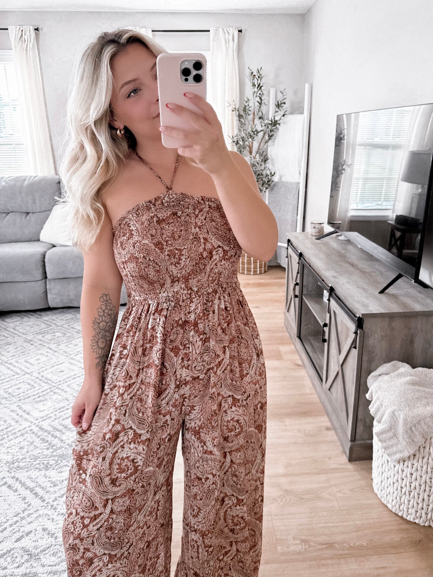 Evie Printed Jumpsuit