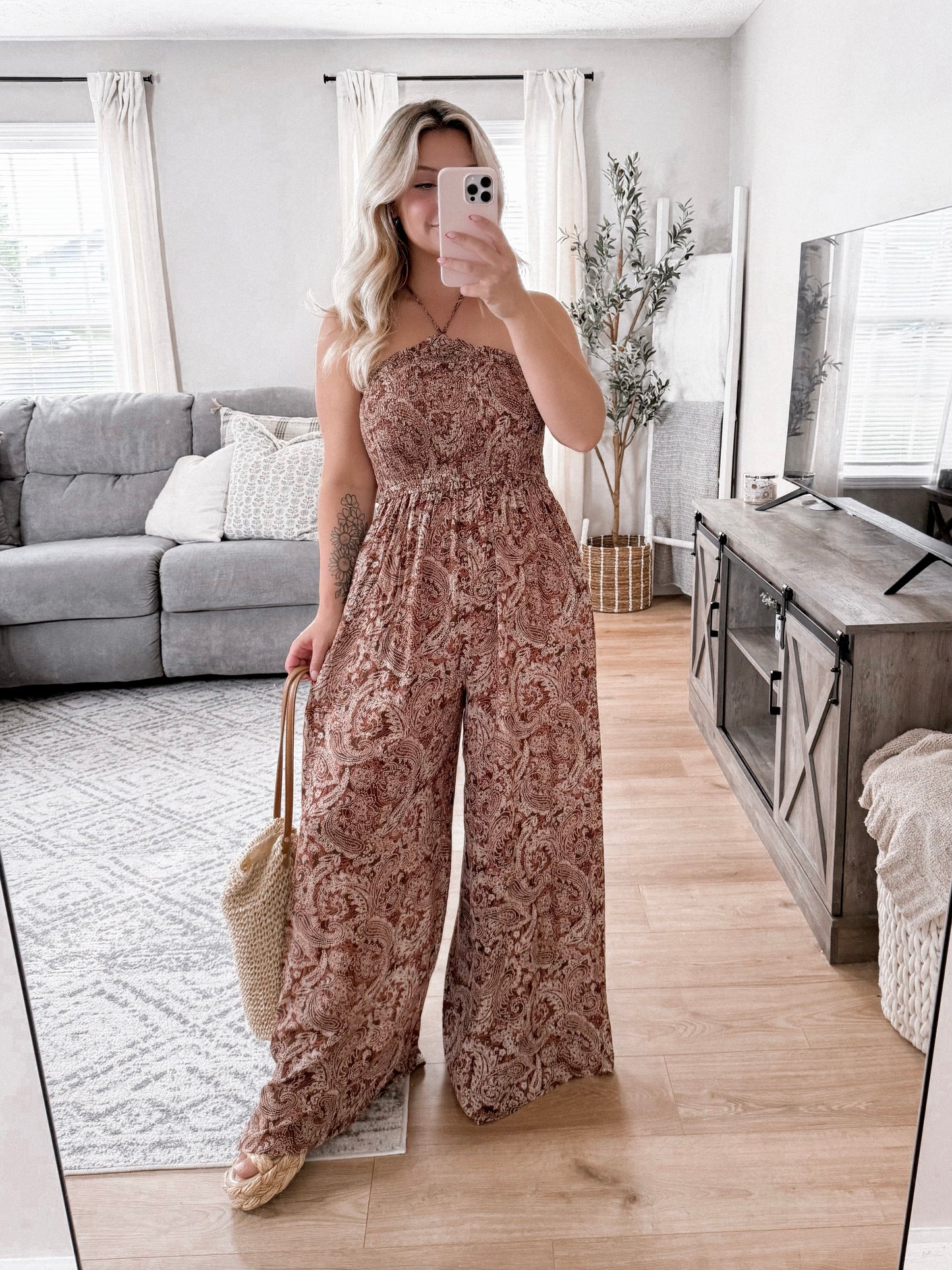 Evie Printed Jumpsuit