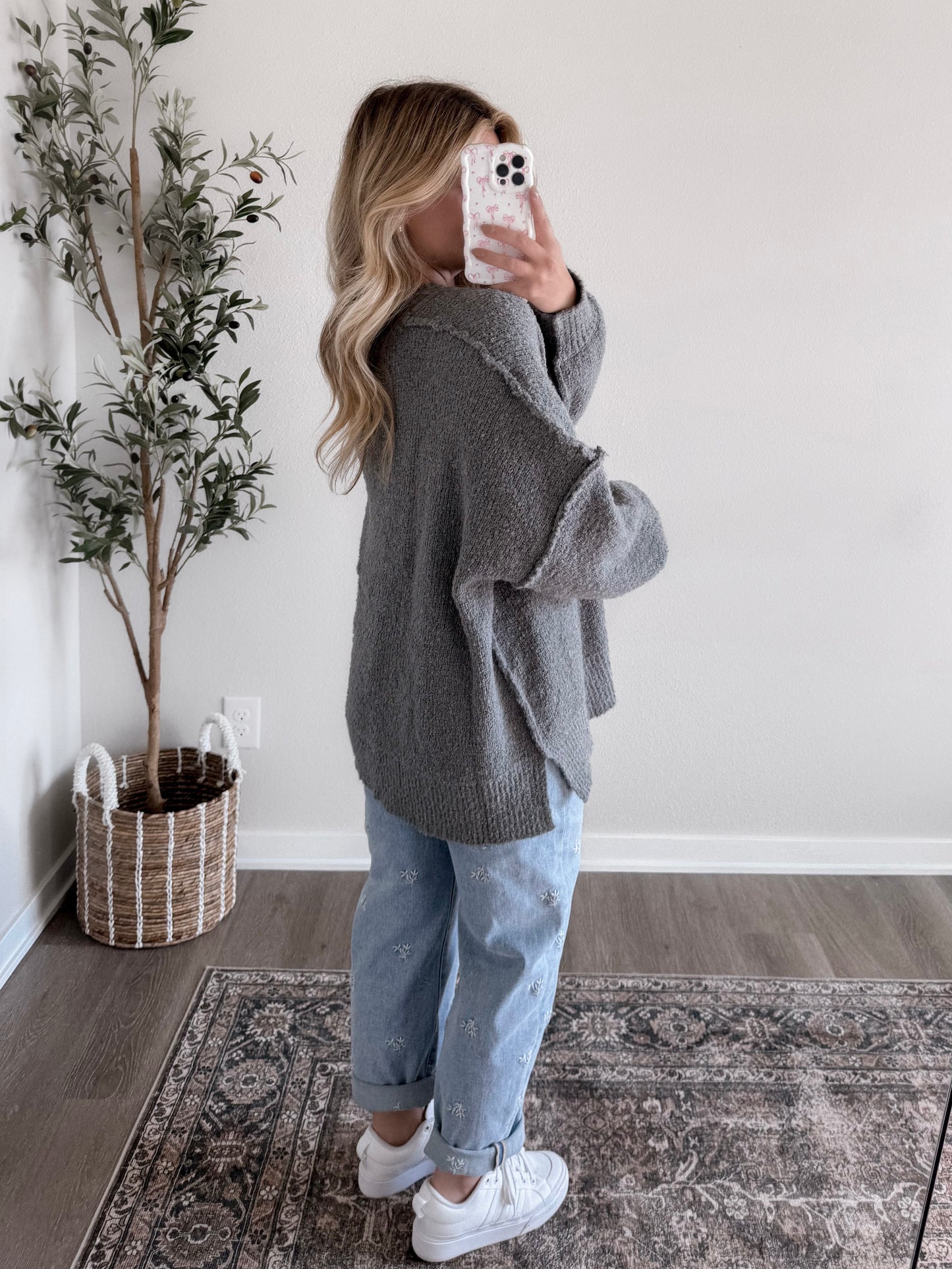 Cloud Drift Oversized Sweater / Dusty Grey