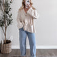 Birch Cable Knit Button Cardigan (Restocking Again Soon)