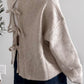 Oatmeal Chai Tie Back Sweater