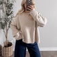 Oatmeal Chai Tie Back Sweater