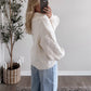 Vanilla Bean Half-Zip Pullover Sweater